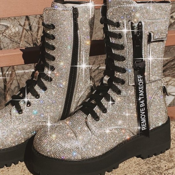 Dolls Kill Shoes Limited Edition Billionaire Bling Boots Poshmark